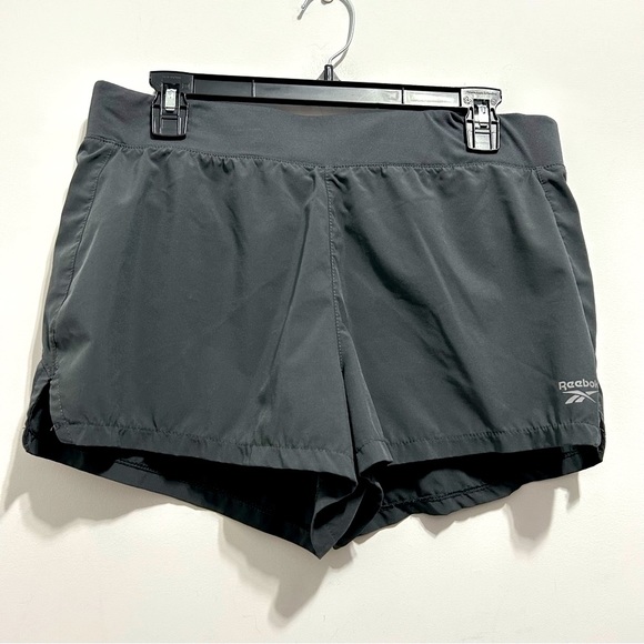 Reebok Women’s Athletic Dark Gray Shorts - Picture 1 of 6